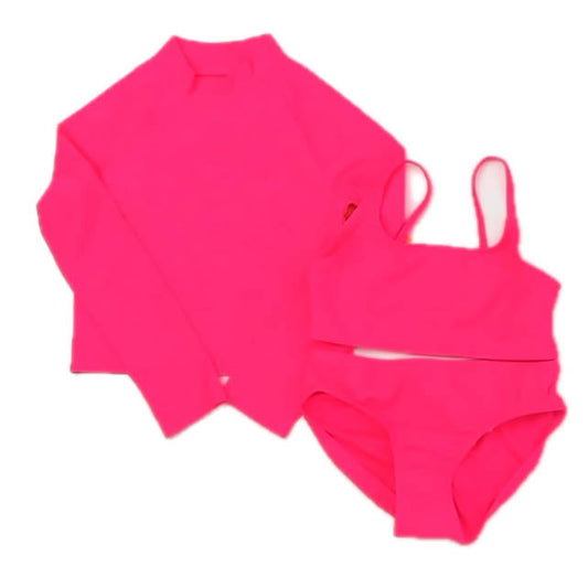 Gap Girls Pink 2-piece Swimsuit Size: 6-7 Years Pink