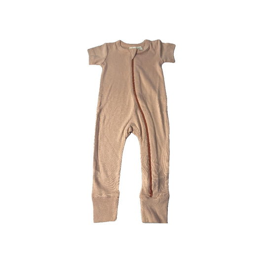 Girls pink 1-piece footed Pajamas Size: 12-18 months pink