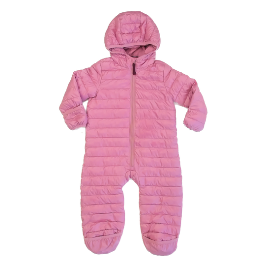 Primary Girls Pink Snowsuit Size: 12-18 Months Pink