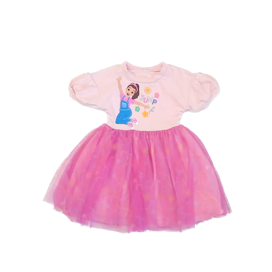Ms. Rachel Girls Pink Dress Size: 4-5T* Pink