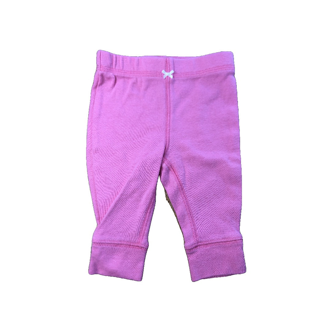 Carters Girls pink Pants Size: 3 months pink