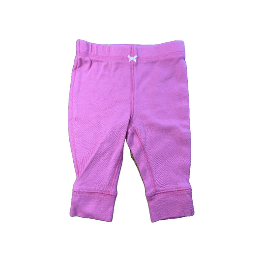 Carters Girls pink Pants Size: 3 months pink
