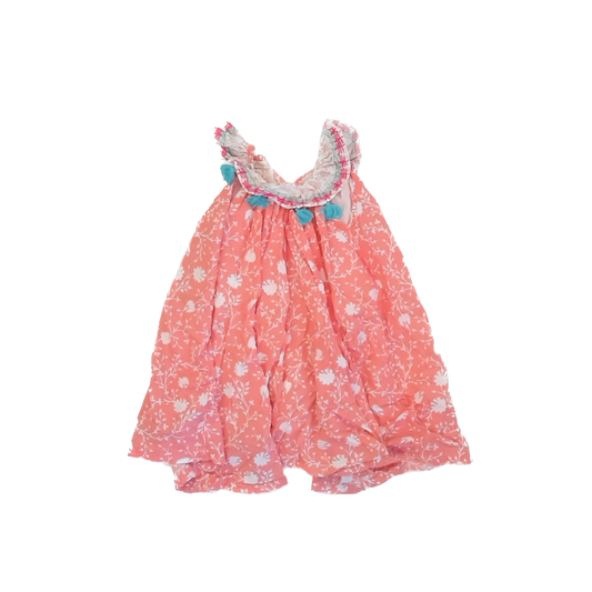 Almirah Girls Pink Dress Size: 4-5T Pink