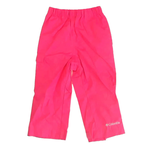 Columbia Girls Pink Athletic Pants Size: 2-3T Pink