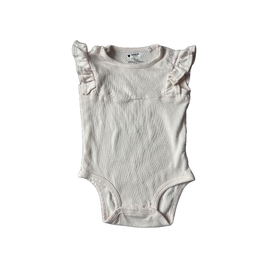 Oliver & Rain Girls pink Onesie Size: 18 months pink
