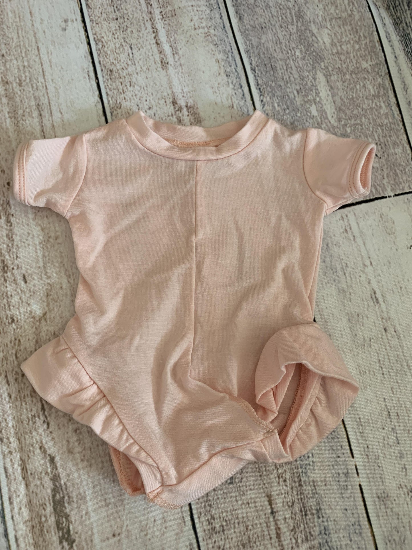 Peasy Girls pink Onesie Size: Newborn pink