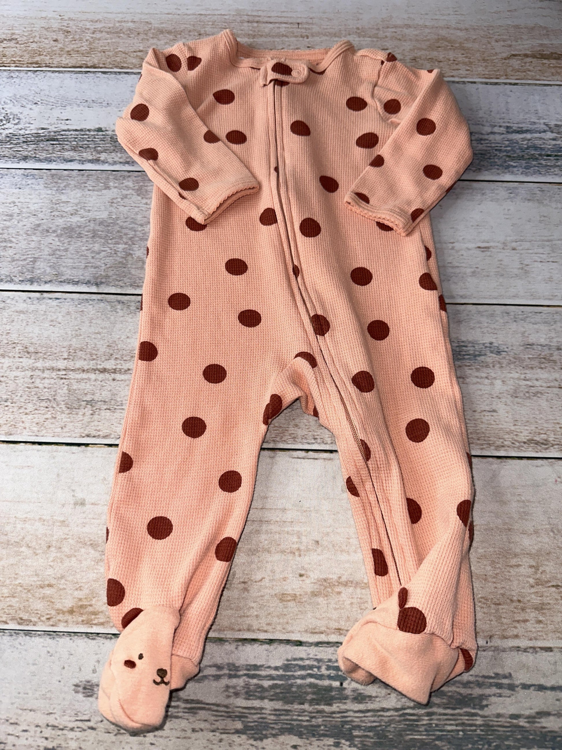 Carters Girls pink Pajamas Size: 9 months pink