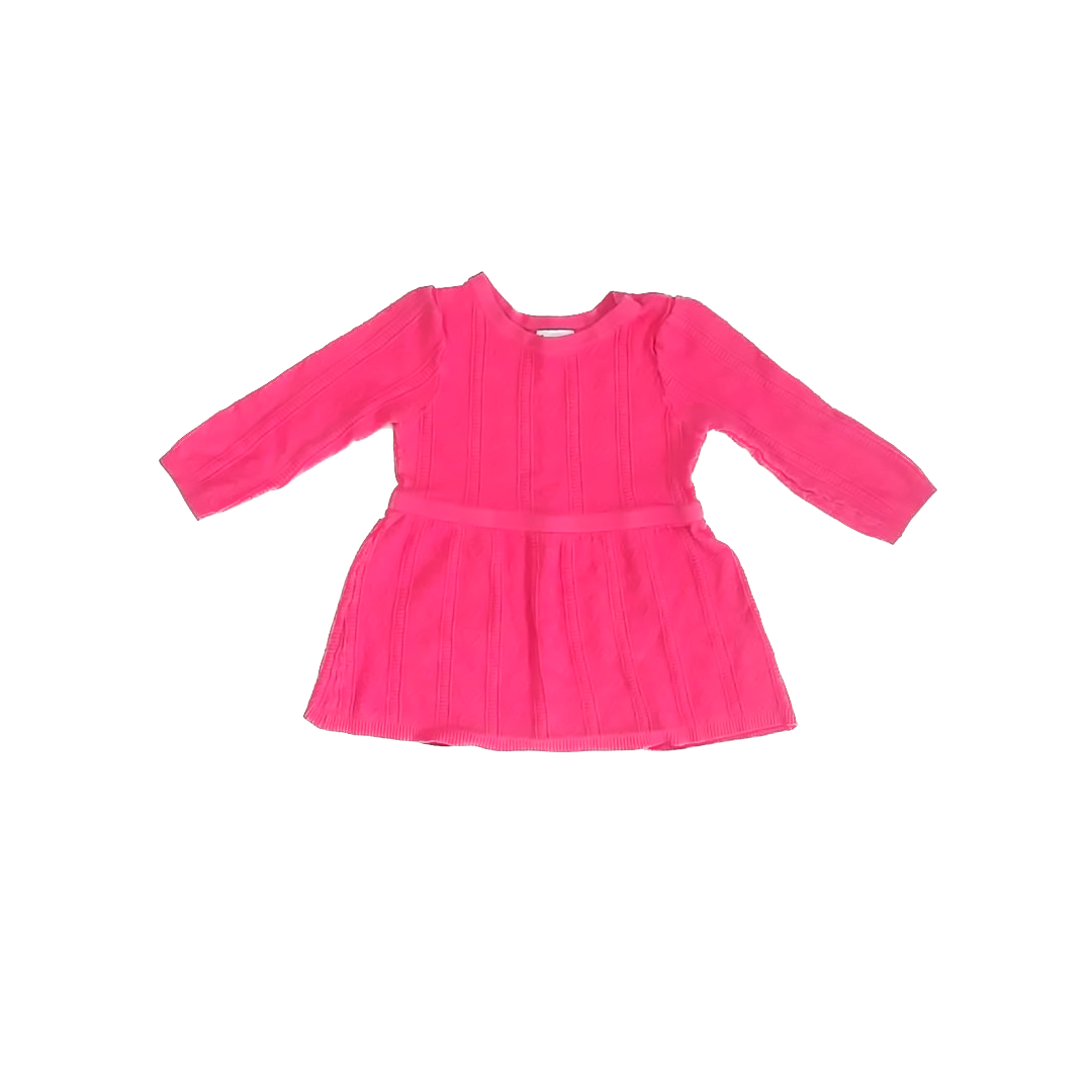 Splendid Girls Pink Sweater Dress Size: 12-18 Months Pink