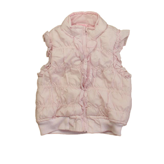Nanette Baby Girls Pink Vest Size: 24 Months Pink