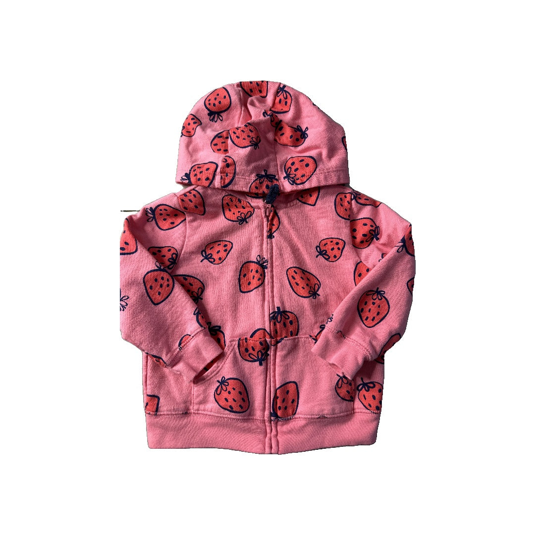 Carters Girls pink Hoodie Size: 12-18 months pink