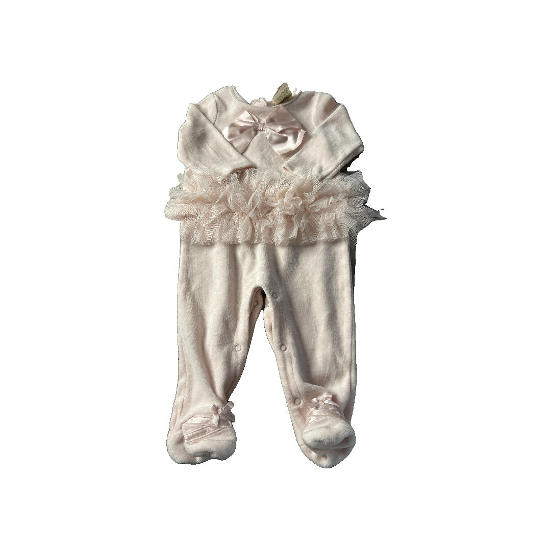 First Impressions Girls pink Long Sleeve Outfit Size: 6-9 months pink