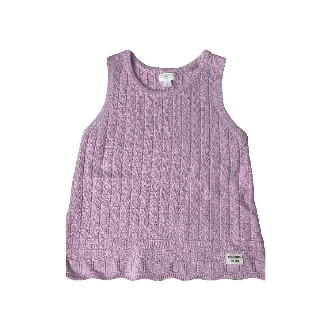 Girls pink Button Down Short Sleeve Size: 4T pink