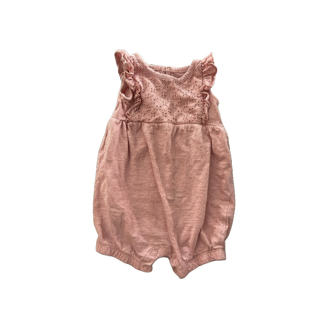 Carters Unisex pink Romper Size: 9 months pink
