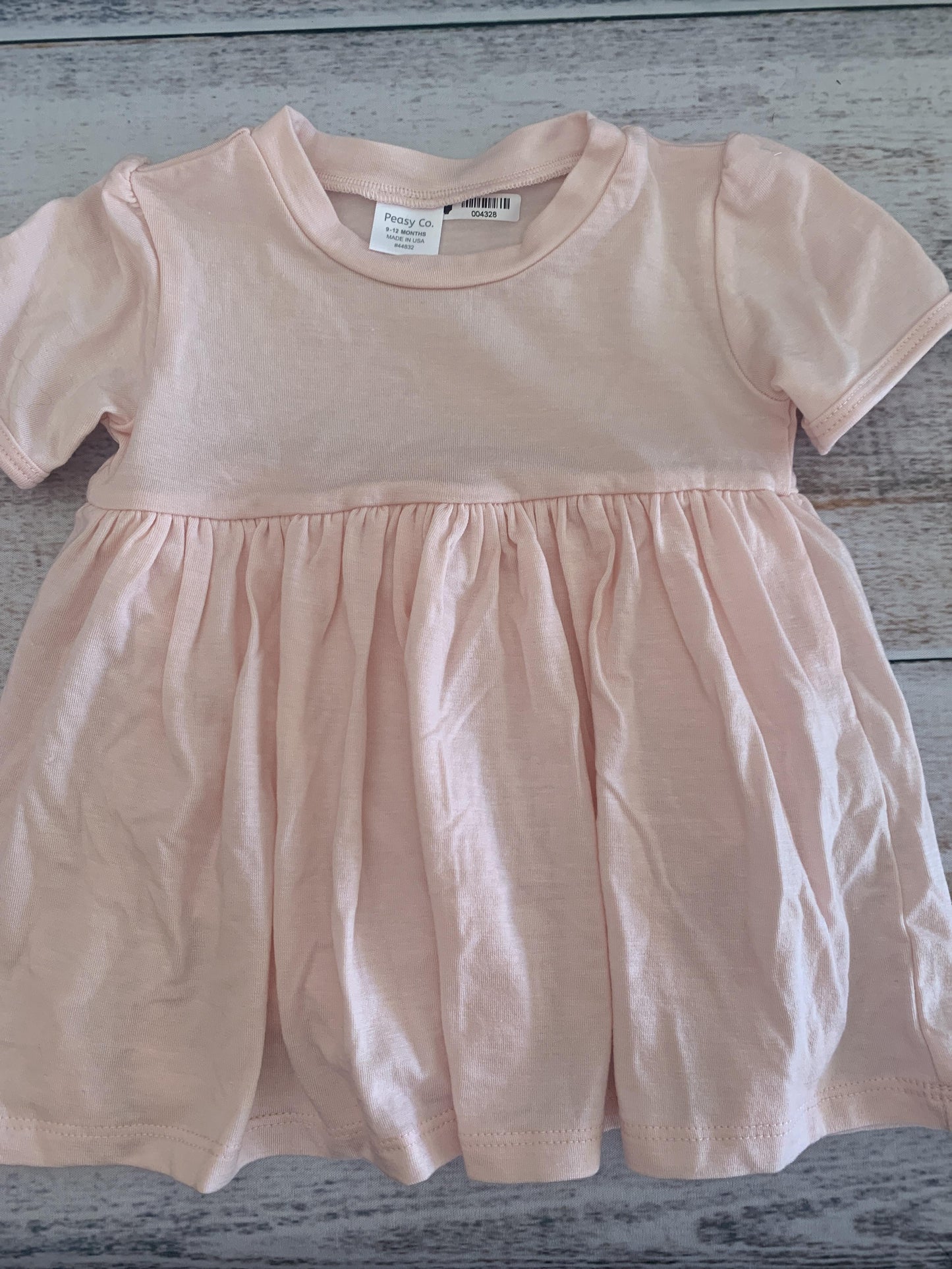 Peasy Girls pink Dress Size: 9-12 Months pink