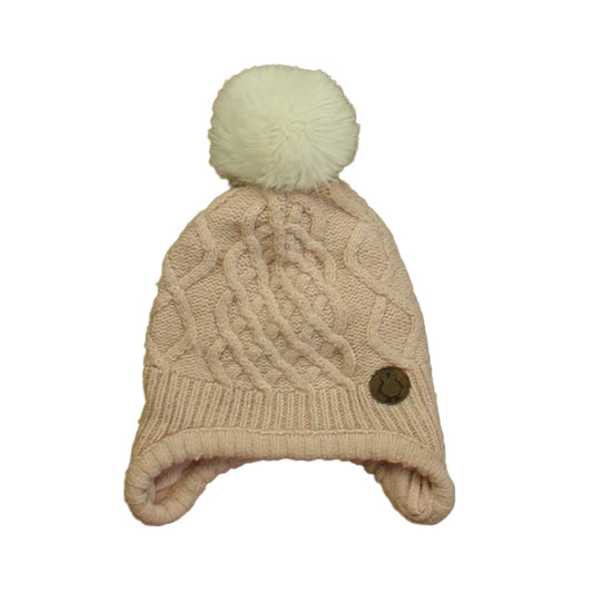 Unknown Brand Girls Pink Winter Hat Size: 6-12 Months Pink