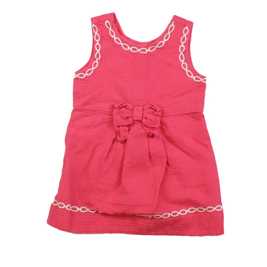 Janie and Jack Girls Pink Dress Size: 2T Pink