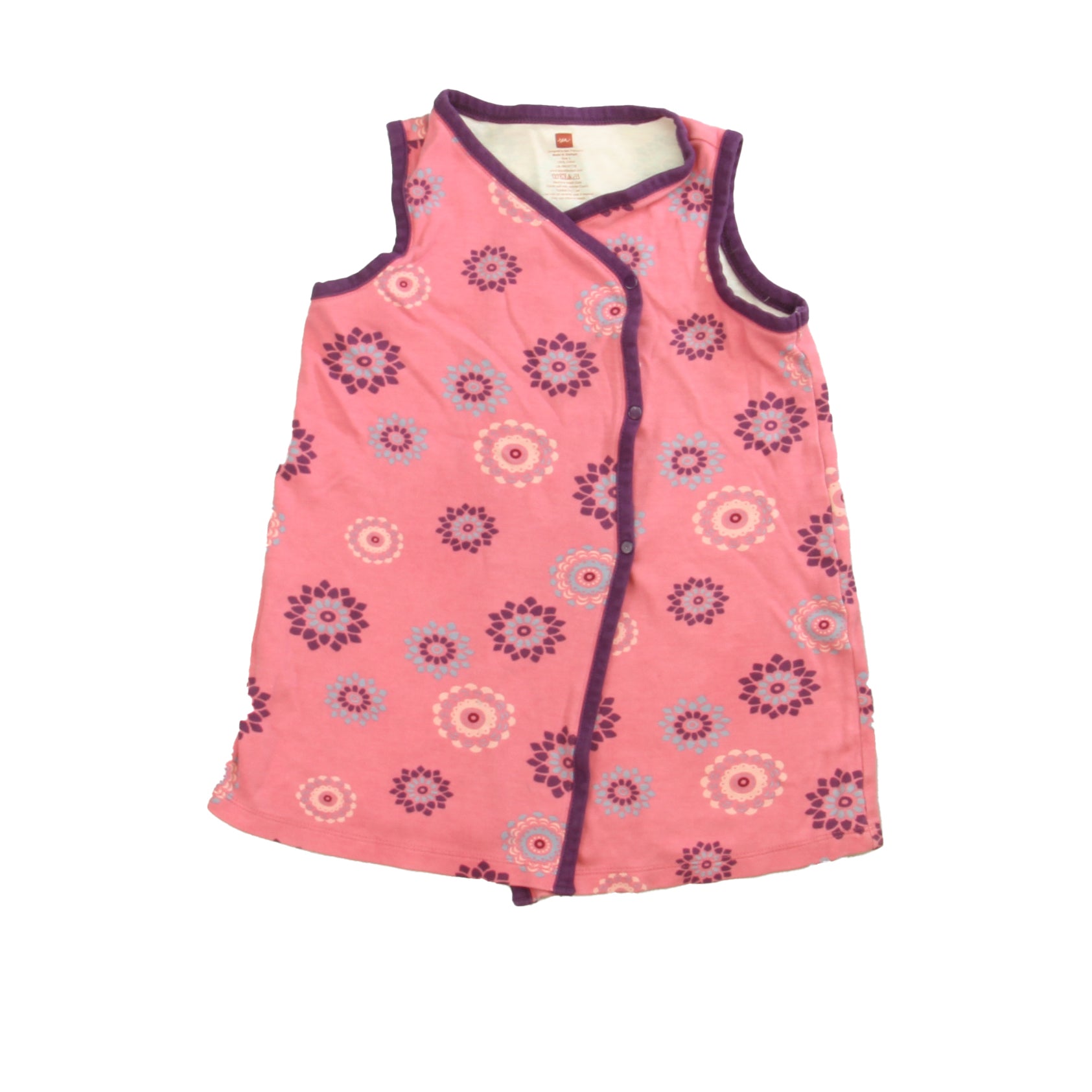 Tea Girls Pink Dress Size: 5T Pink