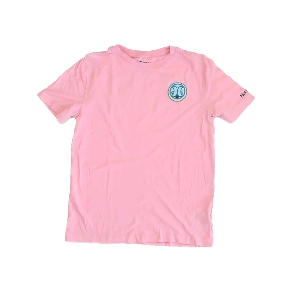 Hurley Boys Pink T-Shirt Size: 12-13 Years Pink