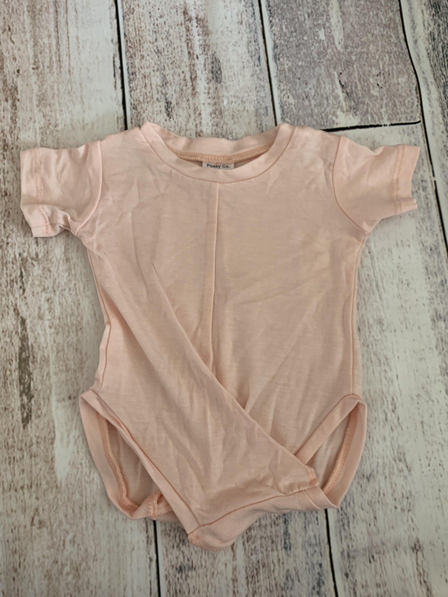 Peasy Girls pink Onesie Size: 3-6 months pink
