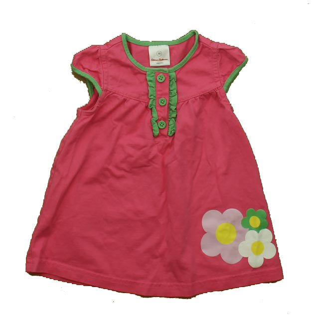 Hanna Andersson Girls Pink Dress Size: 6-12 Months Pink