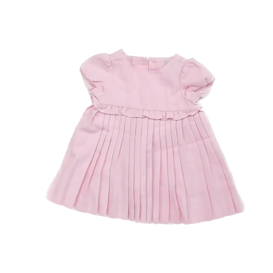 Janie and Jack Girls Pink Dress Size: 3-6 Months Pink