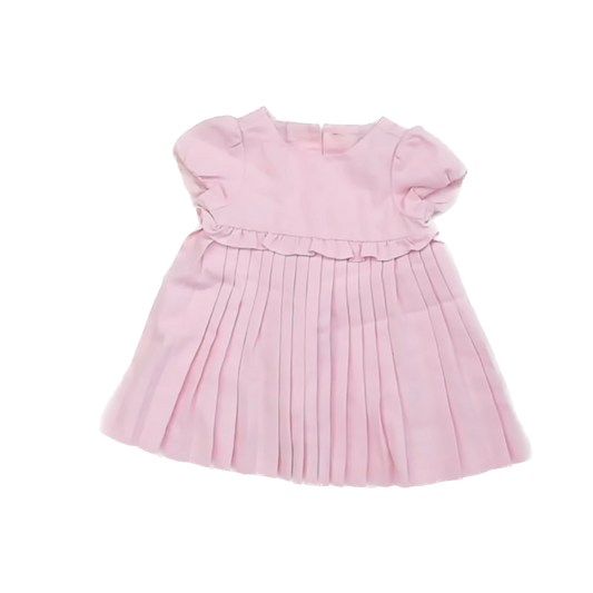 Janie and Jack Girls Pink Dress Size: 3-6 Months Pink