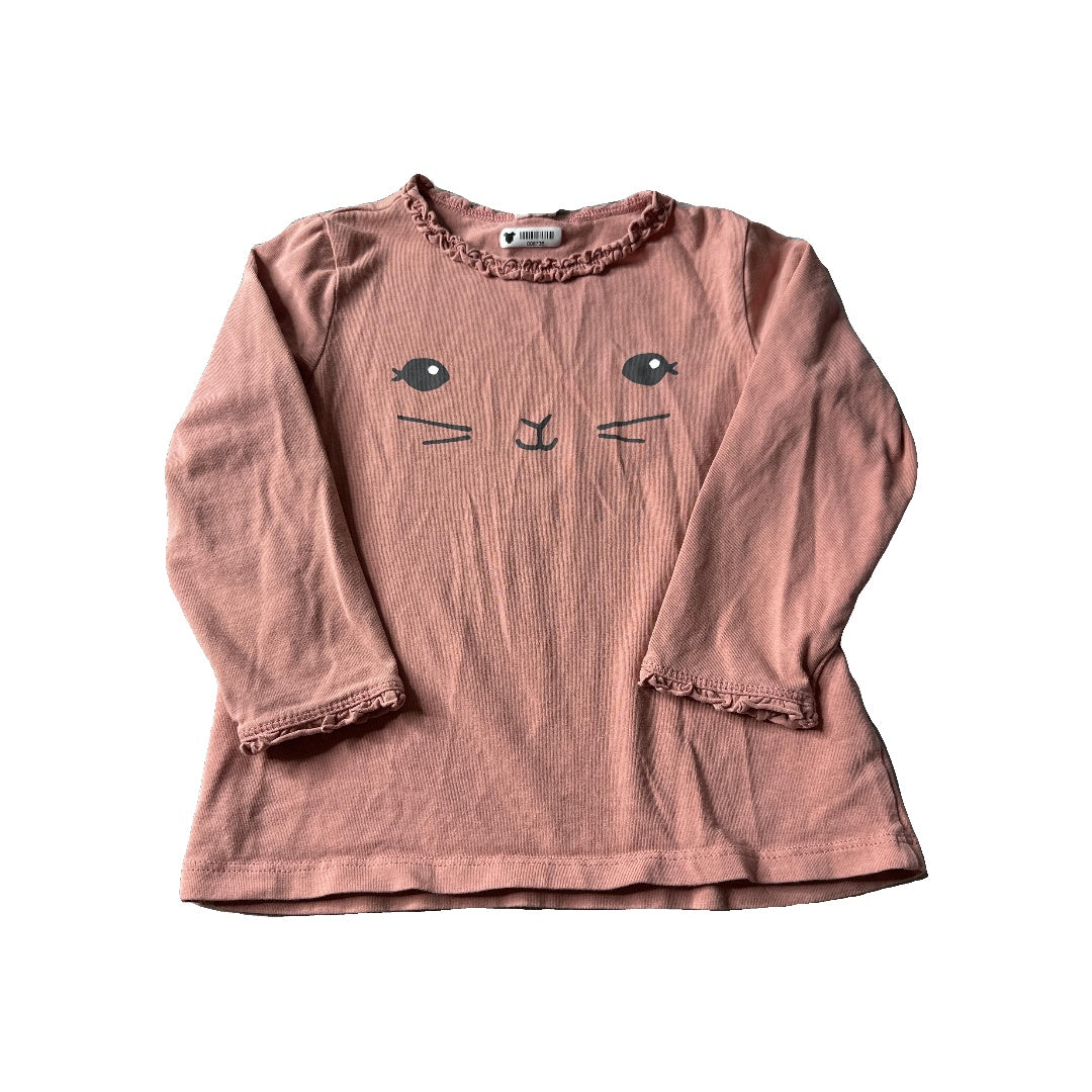 H&M Girls pink Shirt Size: 2 years pink