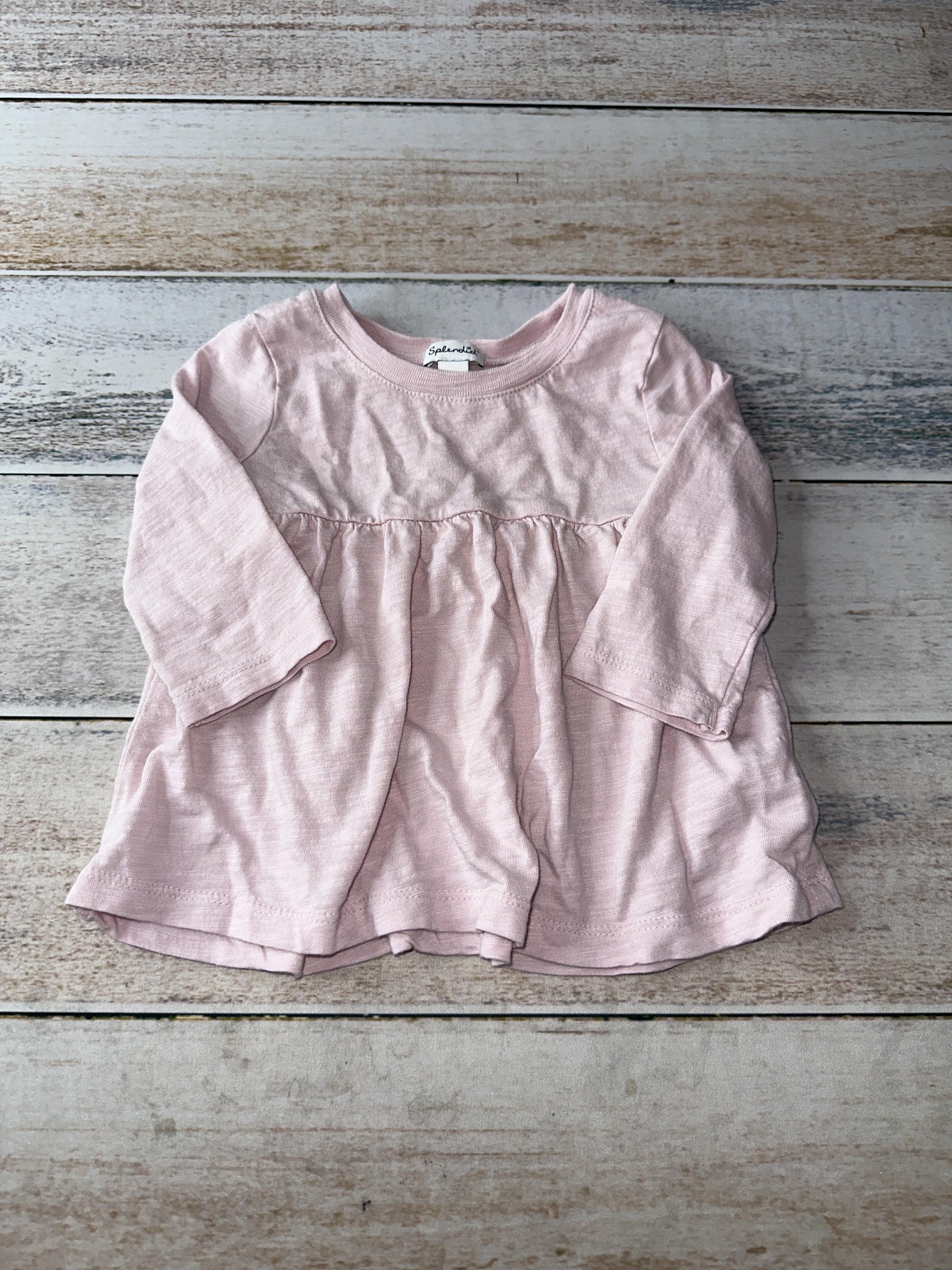 Splendid Girls pink Long Sleeve Shirt Size: 12-18 months pink