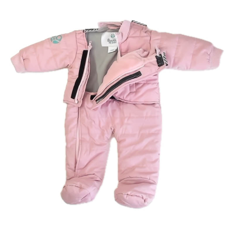 Buckle Me Girls Pink Snowsuit Size: 3-6 Months Pink
