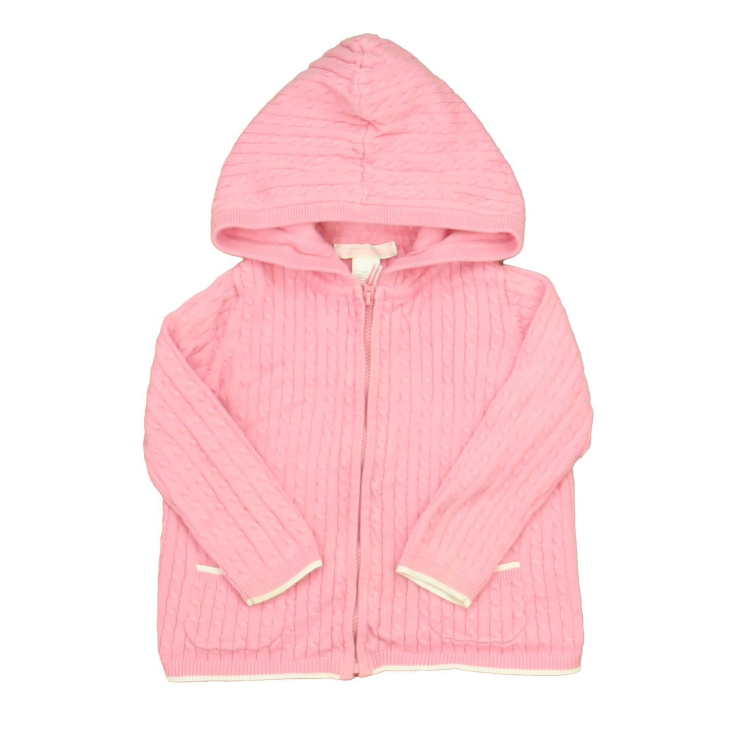 Janie and Jack Girls Pink Cardigan Size: 12-18 Months