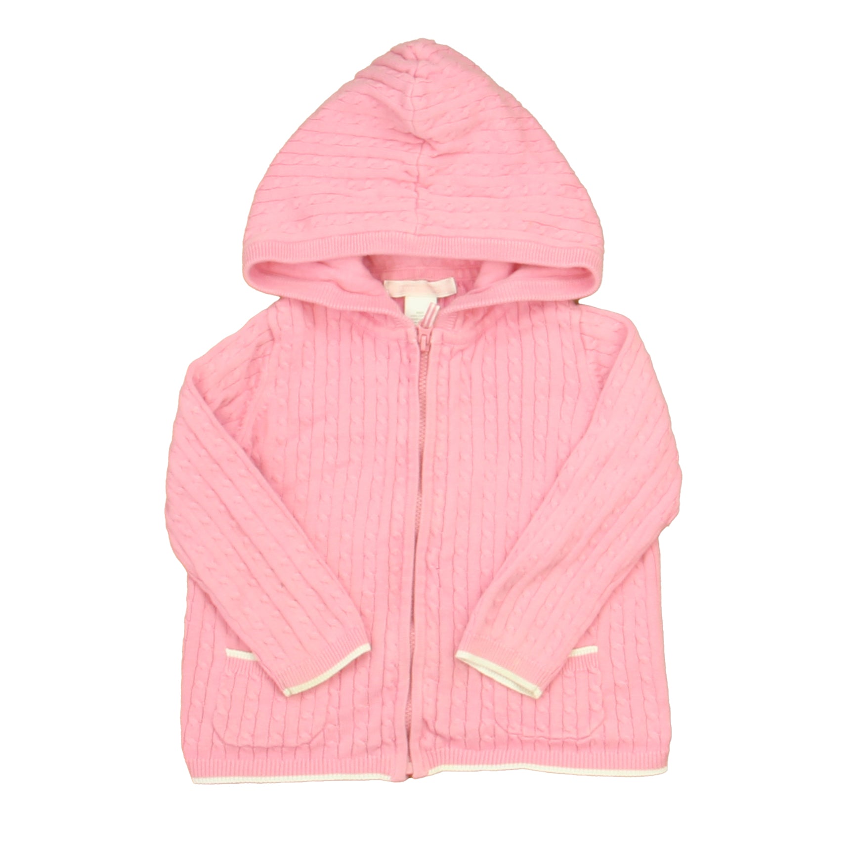 Janie and Jack Girls Pink Cardigan Size: 12-18 Months Pink