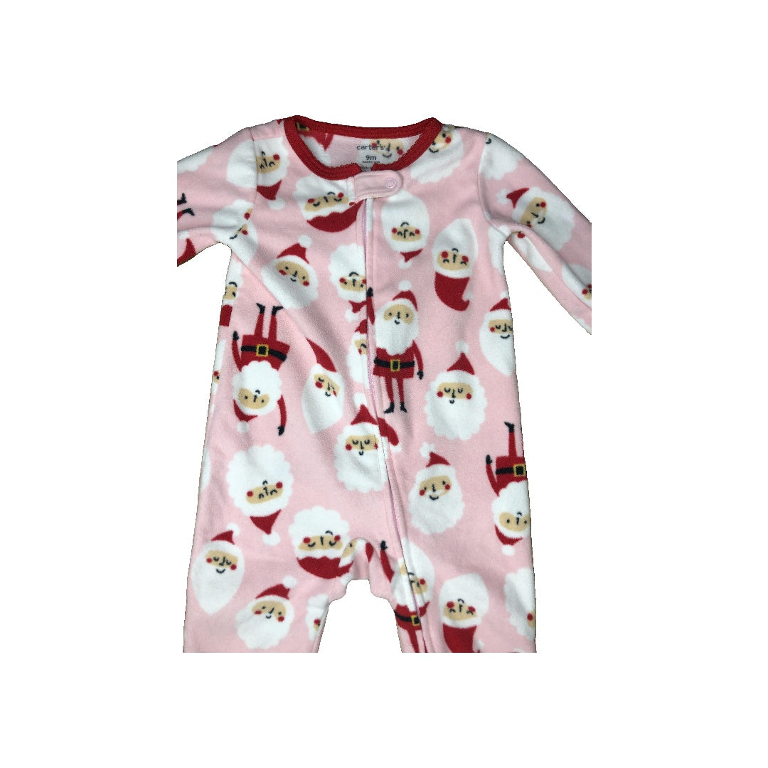 Carters Girls pink Pajamas Size: 9 months pink