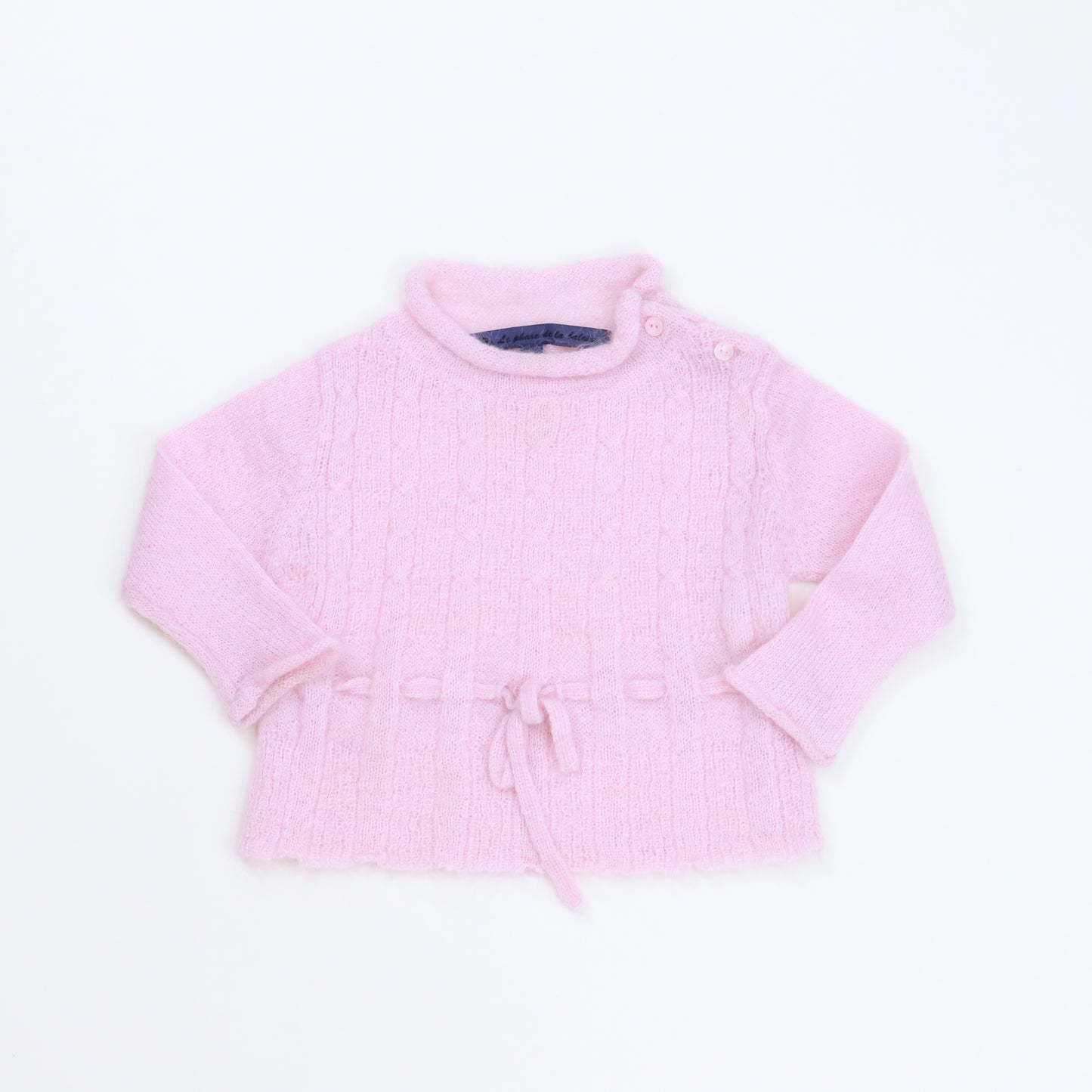 Le Phare De La Baleine Girls Pink Sweater Size: 12 Months