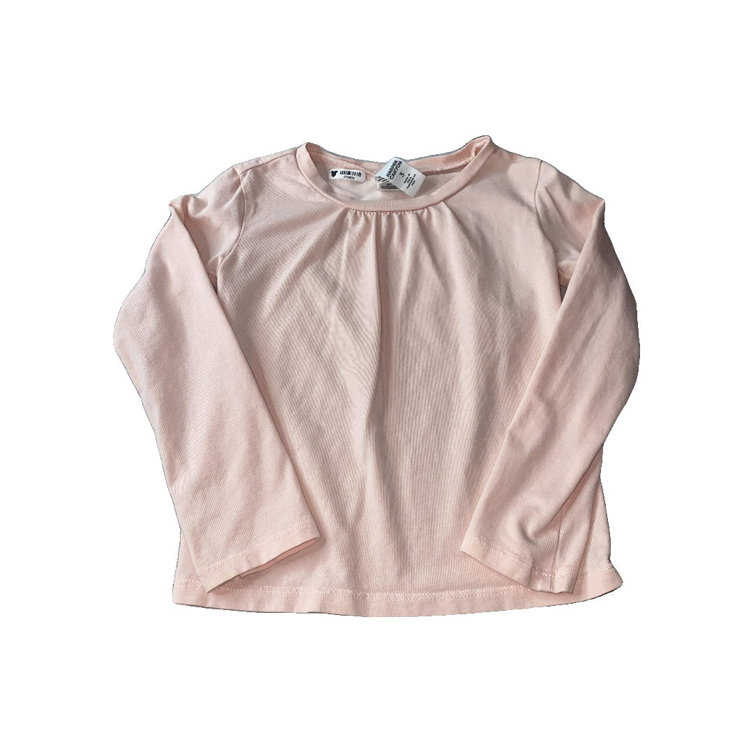 Harper Canyon Girls pink Long Sleeve T-Shirt Size: 3T pink