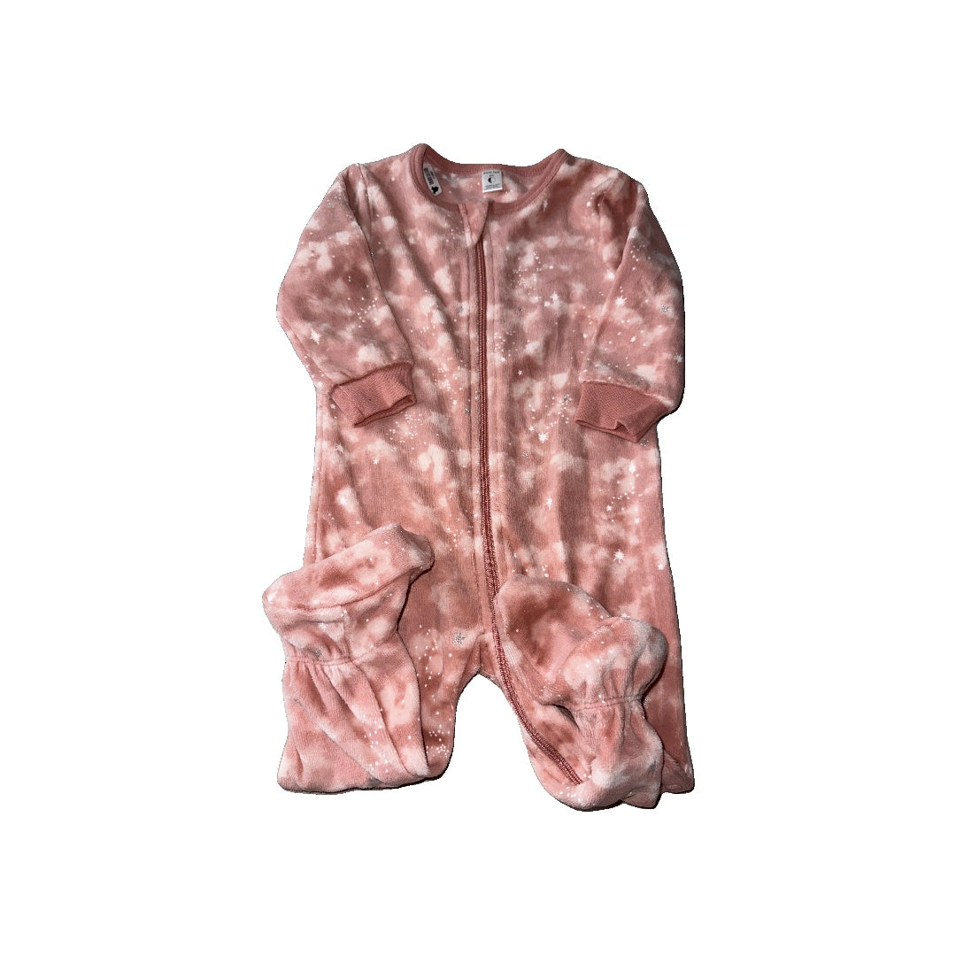 Petit Lemi Girls pink Pajamas Size: 9 months pink