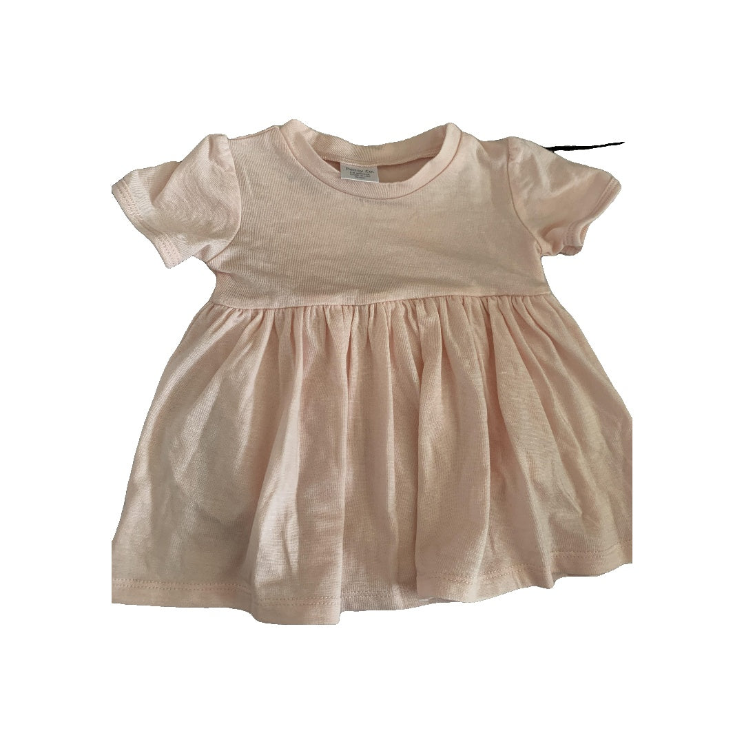 Peasy Girls pink Dress Size: 3-6 months pink