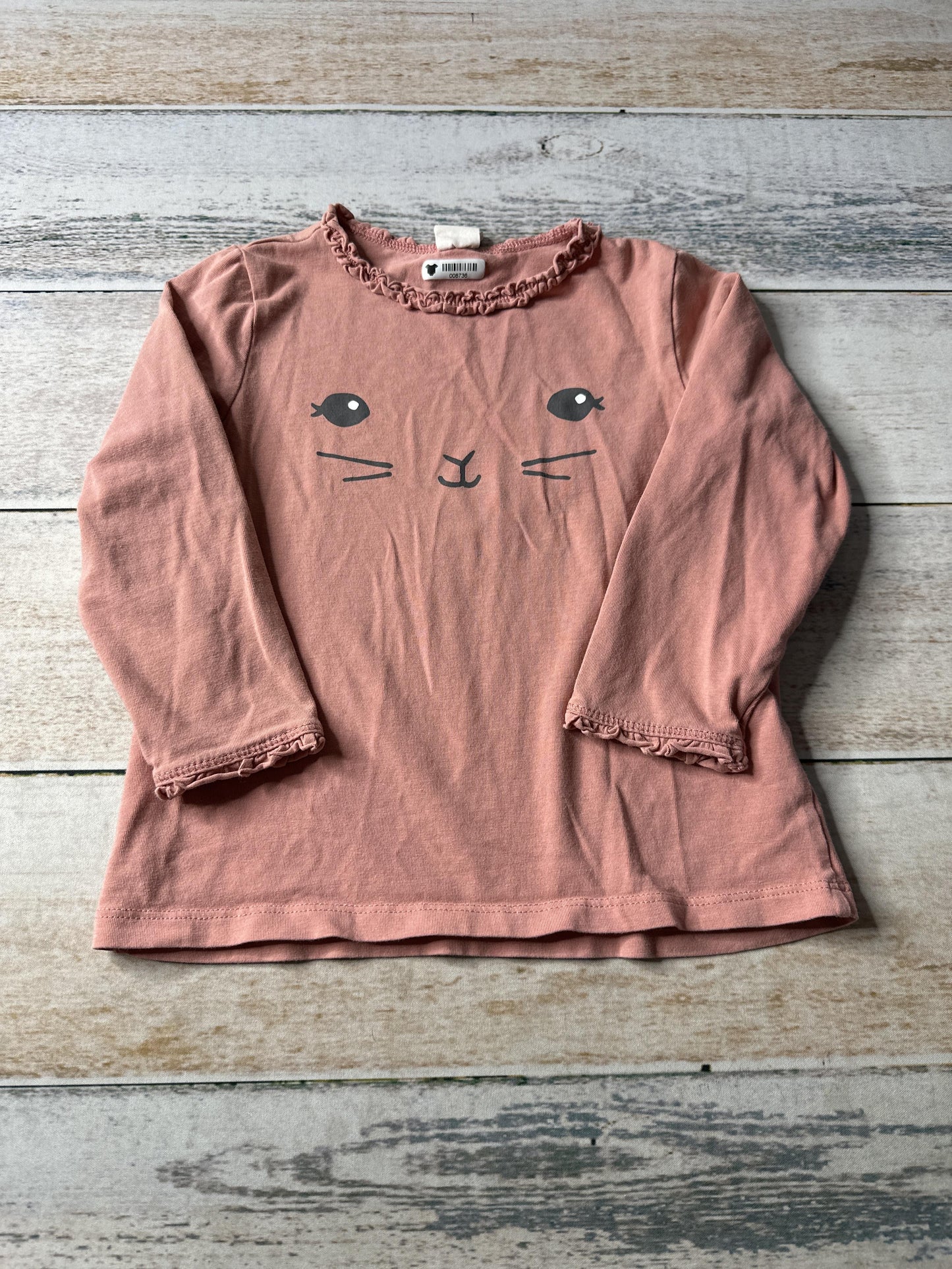 H&M Girls pink Shirt Size: 2 years pink