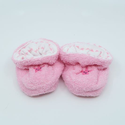 Unknown Brand Girls Pink Slippers Size: 0-12 Months Pink