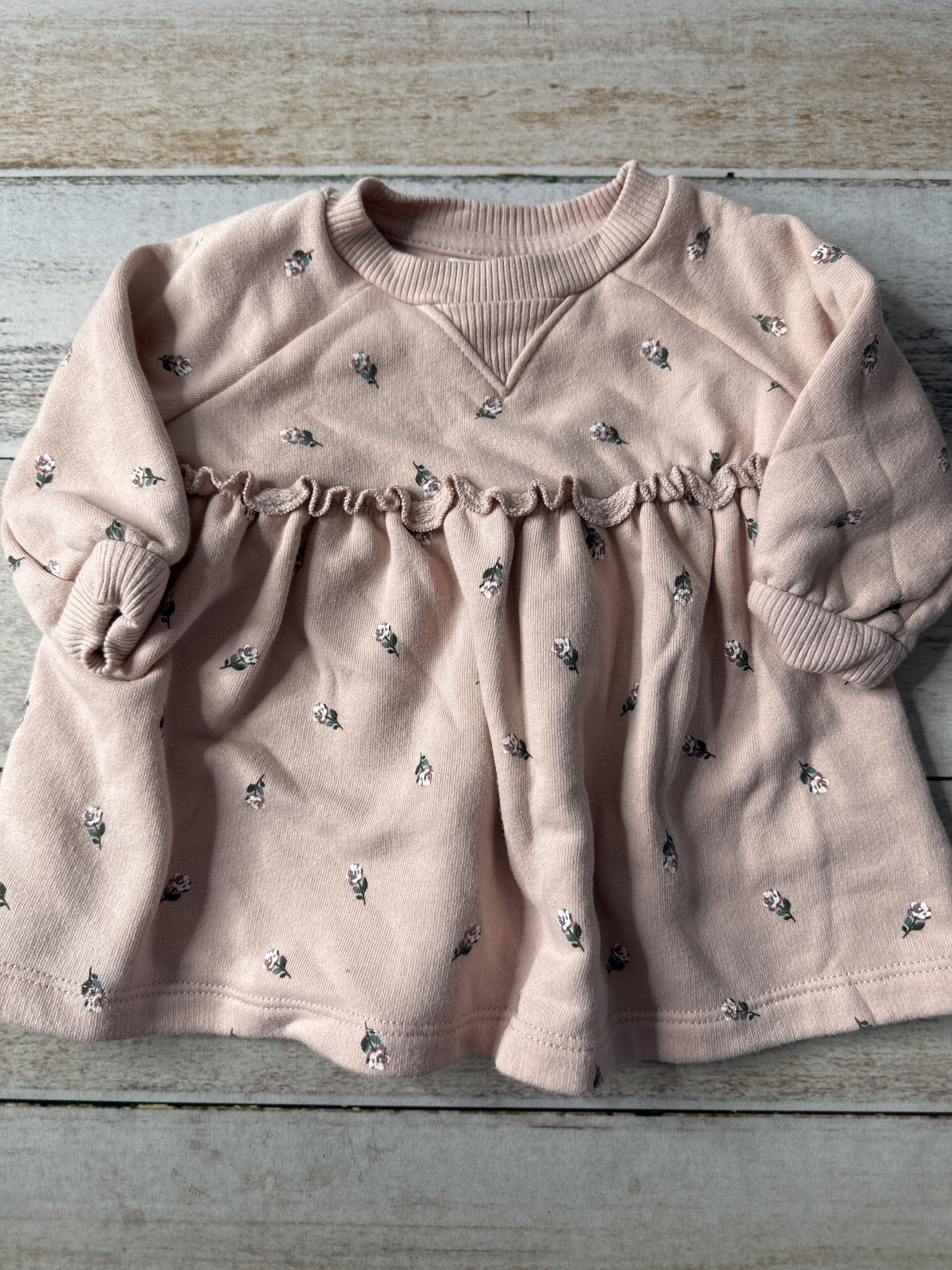 Peasy Girls pink Dress Size: 0-3 months pink