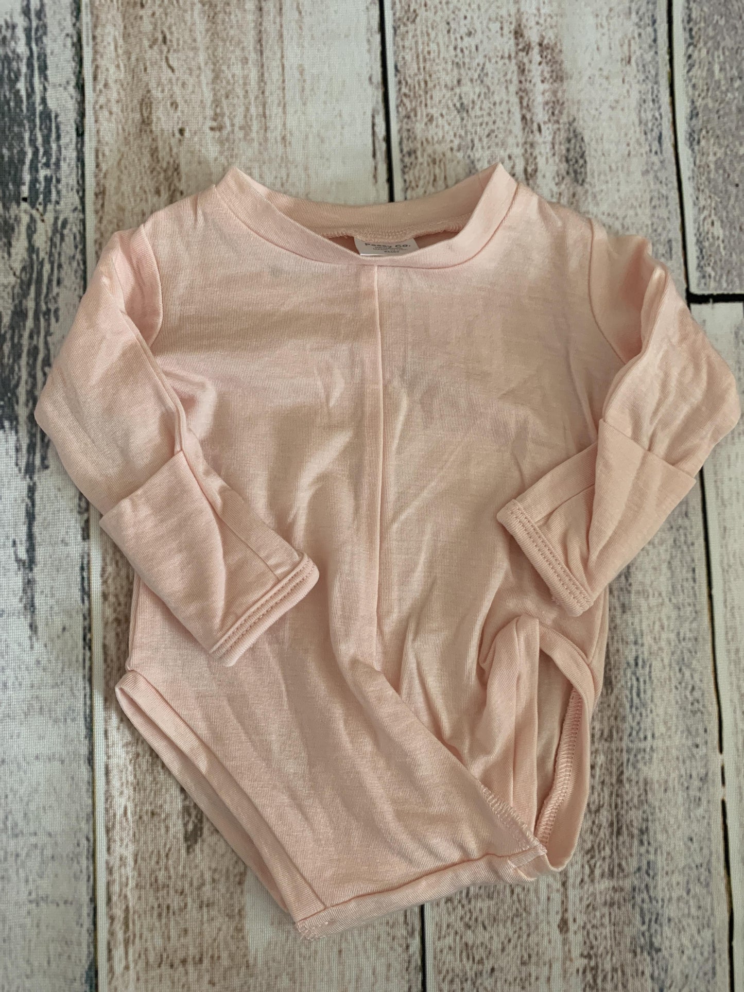 Peasy Girls pink Onesie Size: Newborn pink