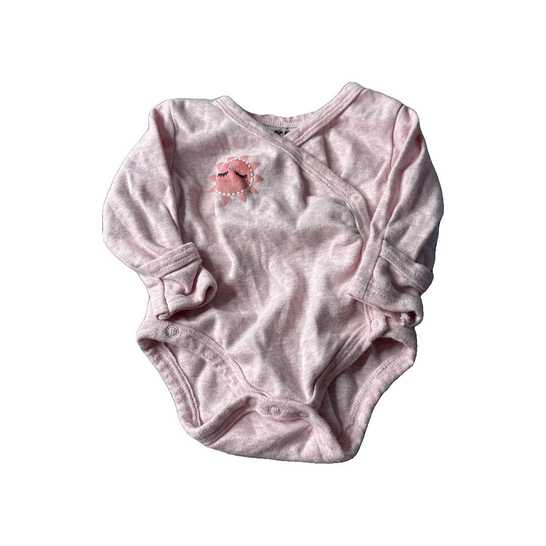 asher and olivia Girls pink Onesie Size: 3 months pink