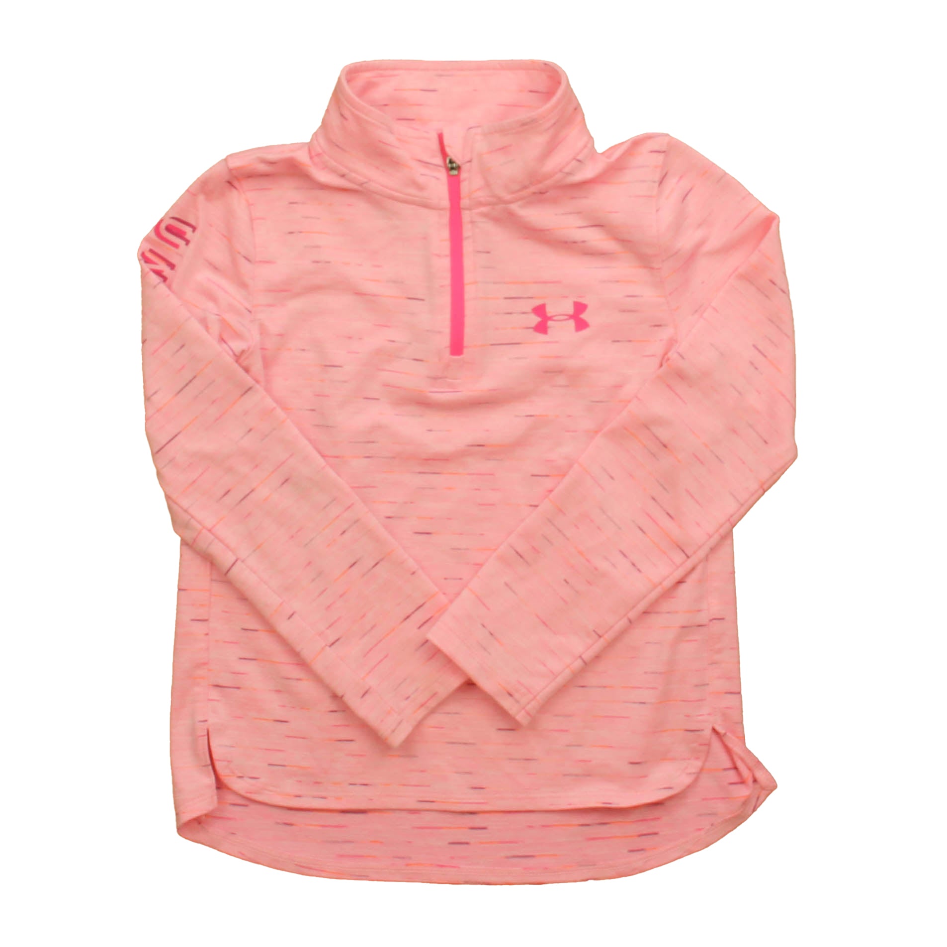 Under Armour Girls Pink Athletic Top Size: 5T Pink