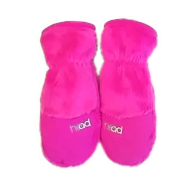 Head Girls Pink Mittens Size: 4-6 Years Pink
