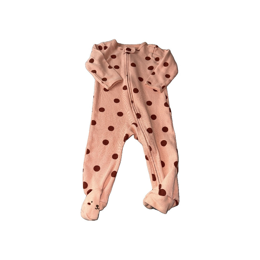 Carters Girls pink Pajamas Size: 9 months pink