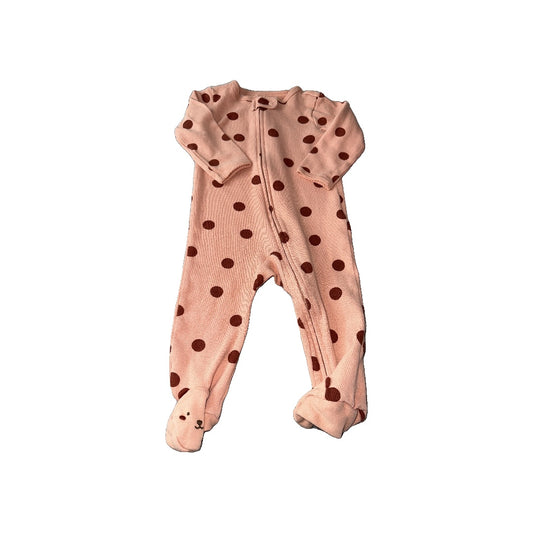 Carters Girls pink Pajamas Size: 9 months pink