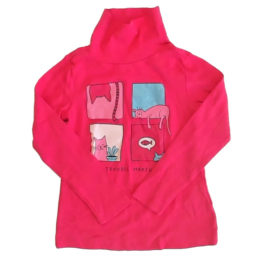 OVS Girls Pink Turtleneck Size: 6-7 Years Pink