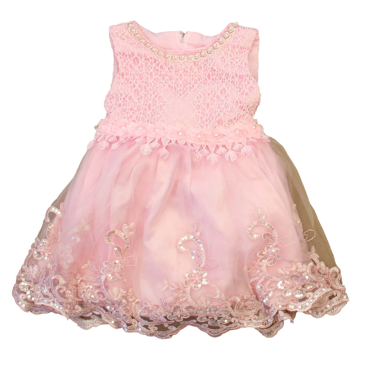 Unknown Brand Girls Pink Special Occasion Dress Size: 2-3T Pink