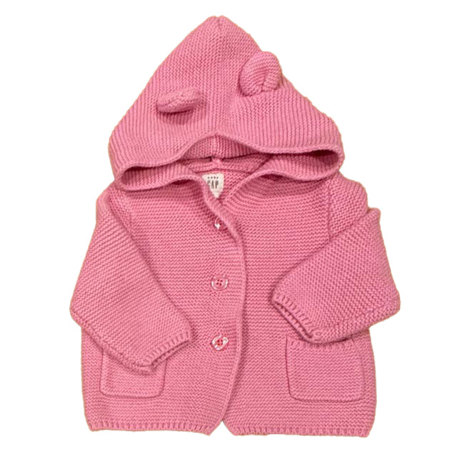 Gap Girls Pink Cardigan Size: 3-6 Months