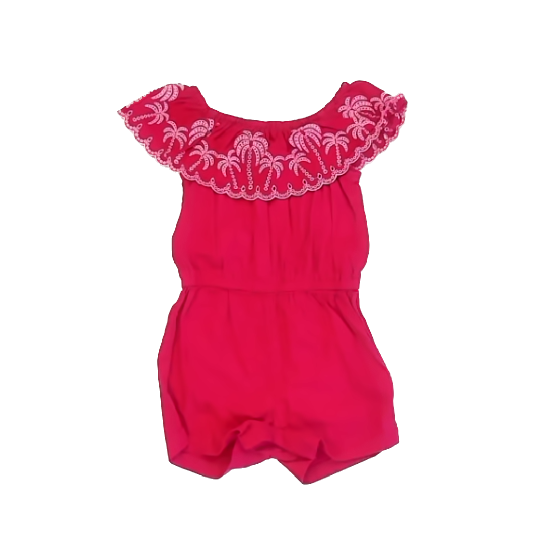 Old Navy Girls Pink Romper Size: 2T Pink