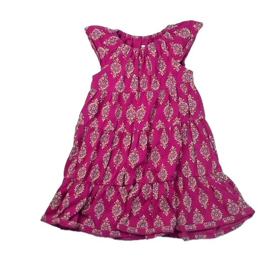 Tea Collection Girls Pink Dress Size: 4T Pink